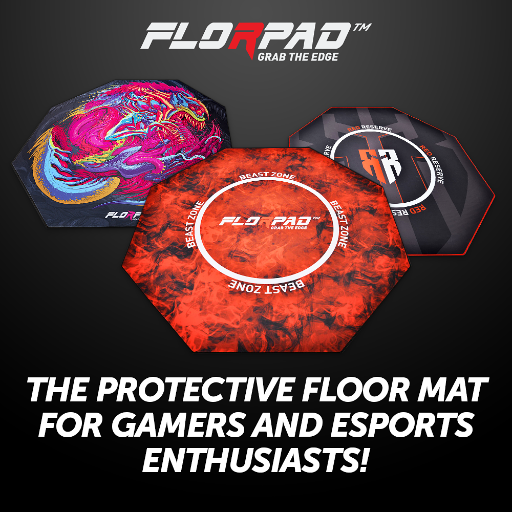 Florpad Floor Mats for Gamers: Stylish Floor Protection!