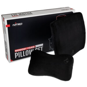 Nitro Concepts Memory Foam Pillow Set - Black