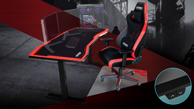 The Heart of Your Setup: Nitro Concepts D16 Gaming Desks!