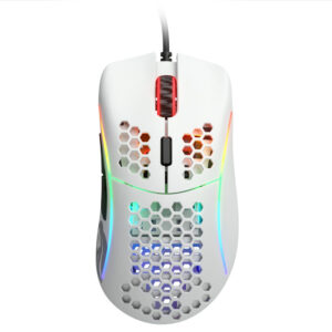 Glorious Model D USB RGB Optical Gaming Mouse - Matte White (GD-WHITE)