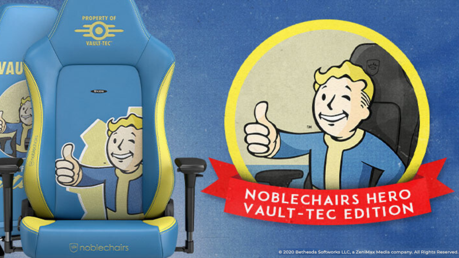 noblechairs HERO Fallout Vault-Tec Edition