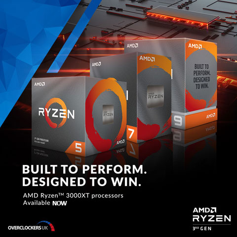 AMD Ryzen 3000 XT Series CPU's now available! | Overclockers UK