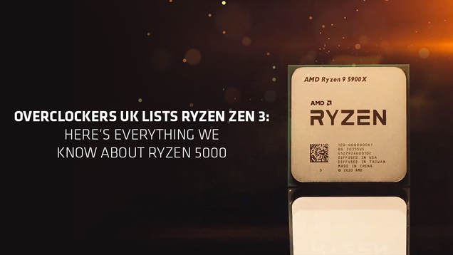 Ryzen 5000 Zen 3 CPU Banner