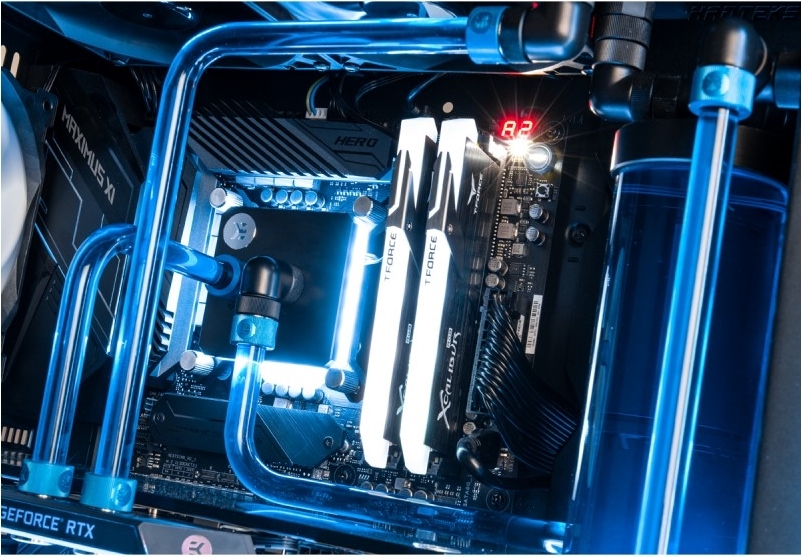 8Pack water cooled system in blue