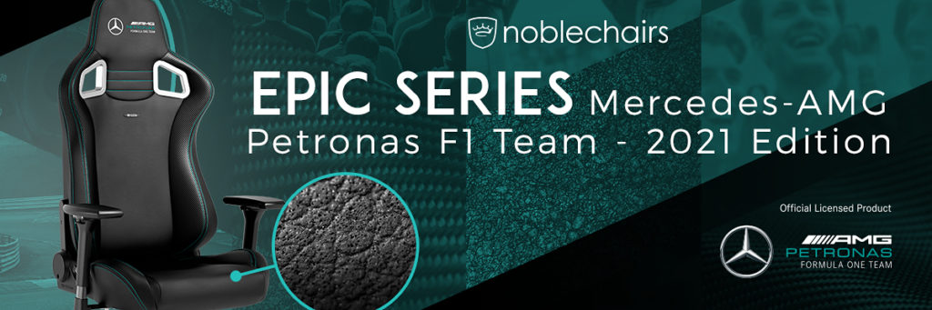 noblechairs Announce EPIC Mercedes-AMG Petronas Motorsport Edition Chair