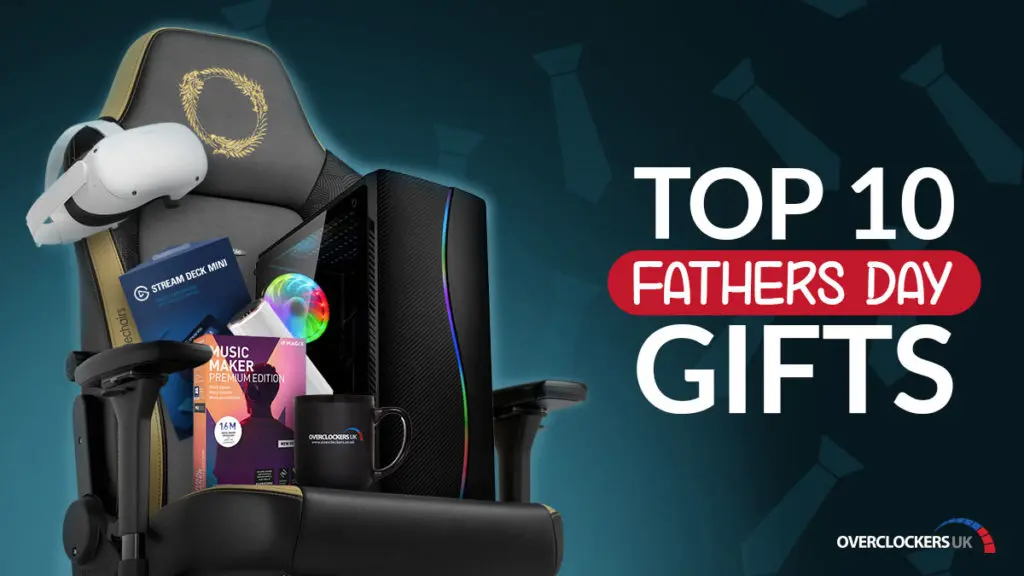 Banner showing a sample of the top ten father's day gifts.