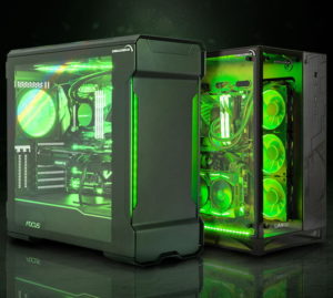 OcUK Gaming Pre-build gaming PCs with green RGB