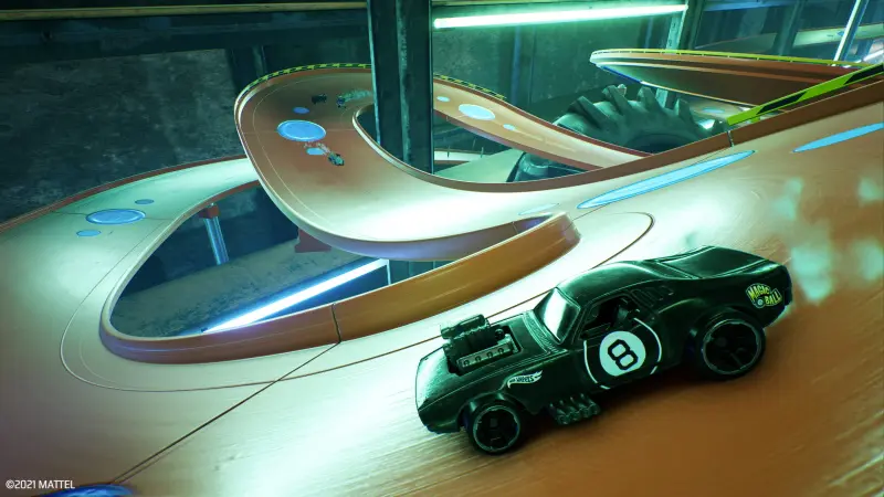 Hot Wheels: UNLEASHED gameplay, Roger Dodger in the garage