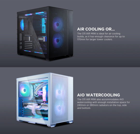 Lian Li O11 Air Mini case - compact with no compromise - Overclockers UK