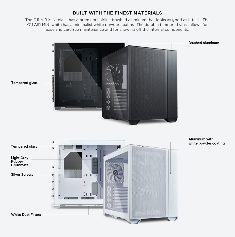 Lian Li Launches A Mini Version of Its O11 AIR PC Case, Compact