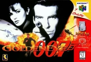 GoldenEye 007 N64 Game Box Art - Rare & Nintendo