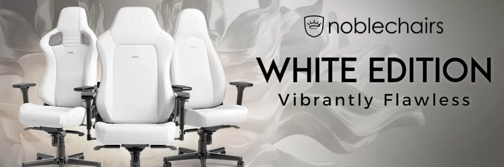 noblechairs White Series Vibrantly Flawless