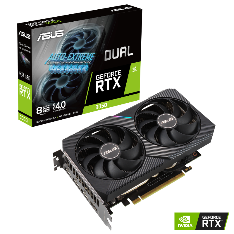 Asus Dual GeForce RTX 3050 GPU 