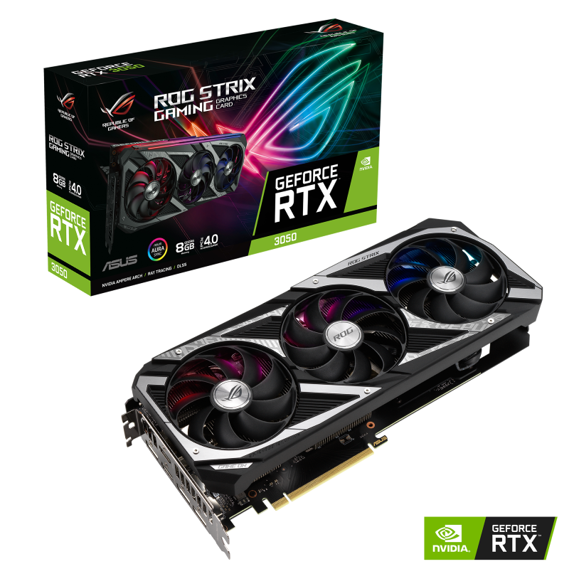 Asus ROG Strix GeForce RTX 3050 GPU 