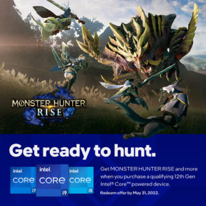 Monster Hunter Rise Intel promo