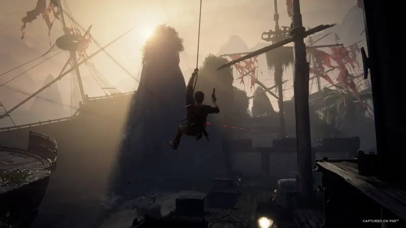 Gameplay still from A Thief's End in UNCHARTED: Legacy of Thieves Collection