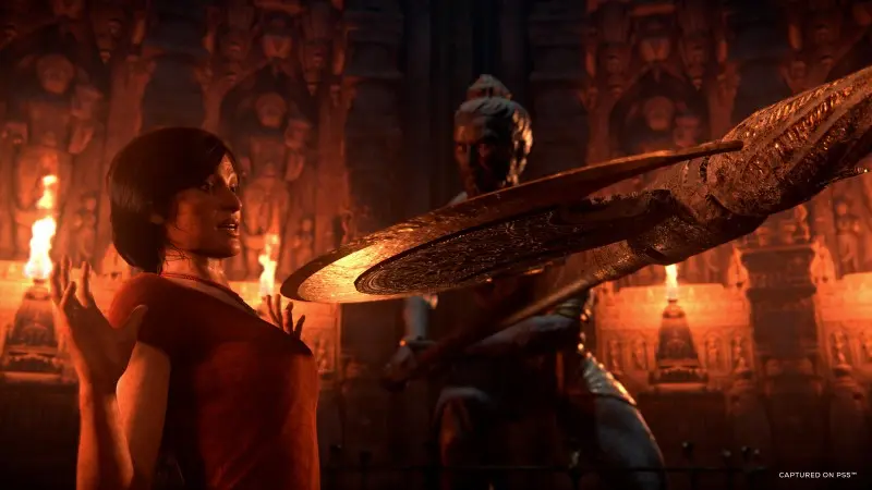 Gameplay still from The Lost Legacy in UNCHARTED: Legacy of Thieves Collection