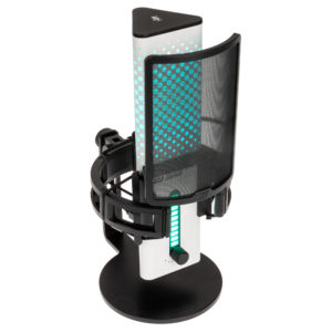 Endgame Gear USB Microphone with attached pop filter with blue RGB
