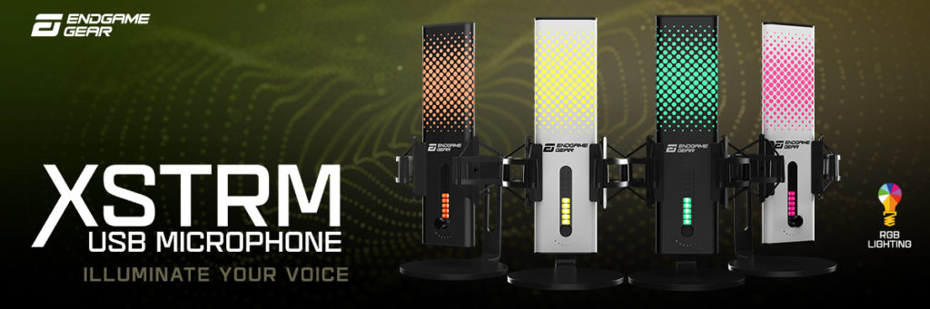 Range of Endgame Gear USB microphones