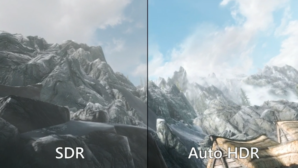 skyrim auto hdr against sdr