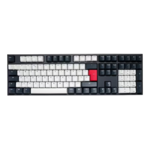 Ducky One2 Tuxedo Full Size USB Mechanical Gaming Keyboard Red Cherry MX Switch (DKON1808-RUKPDZZBX)