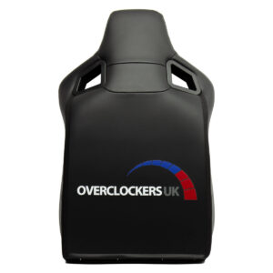 Custom printed noblechairs EPIC with Overclockers UK branding