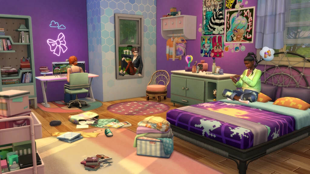 Sims 4 High School Years Teen Bedroom