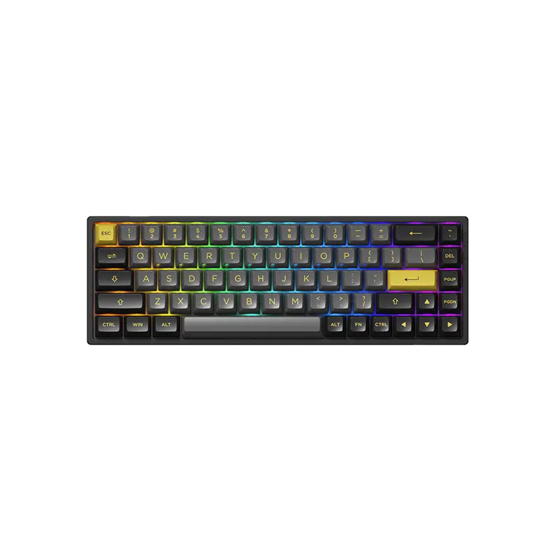 Akko 30868B Plus Black and Gold Keyboard