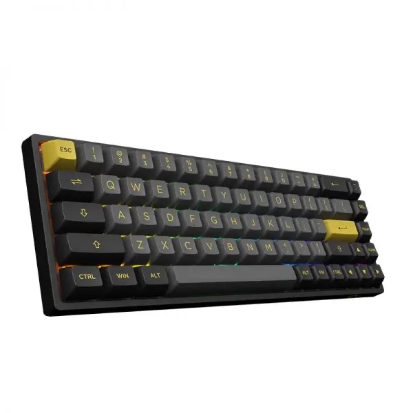 Akko 30868B Plus Black and Gold Keyboard