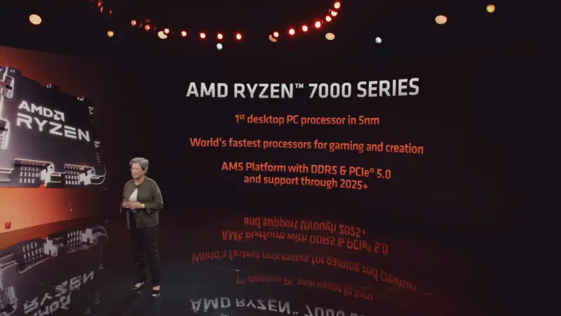 AMD announcement Ryzen 7000 Series overview
