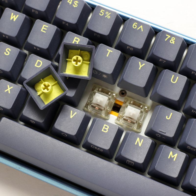 Ducky One 3 Daybreak Keyboard with pulled keycaps