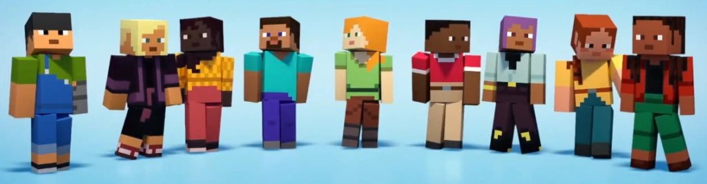Minecraft Live New Charachter Skins - Minecraft