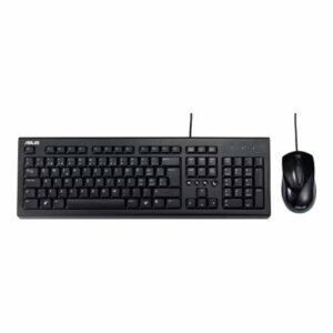 ASUS U2000 Wired Keyboard and Mouse Bundle Black