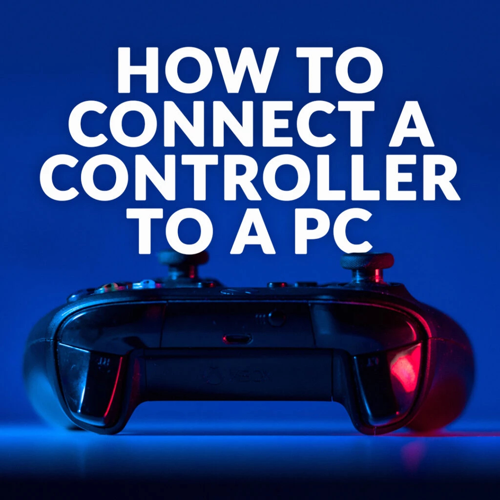 how to connect a controller to a pc