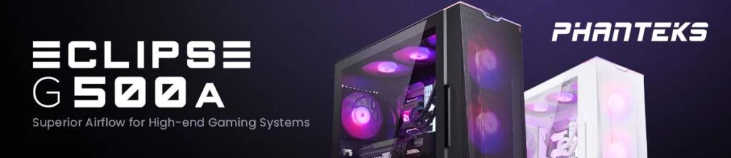 Phanteks Eclipse G500A superior airflow for high-end gaming systems