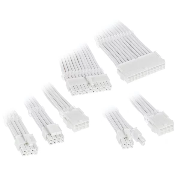 Kolink Core Adept Braided Cable Extension Kit - Brilliant White
