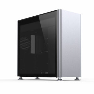 Jonsplus i400 silver case with tempered glass panel