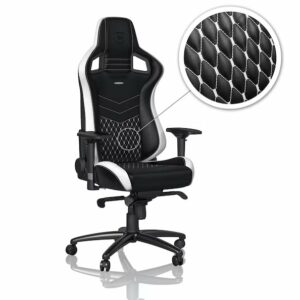 noblechairs EPC Gaming Chair Black, White, and Red