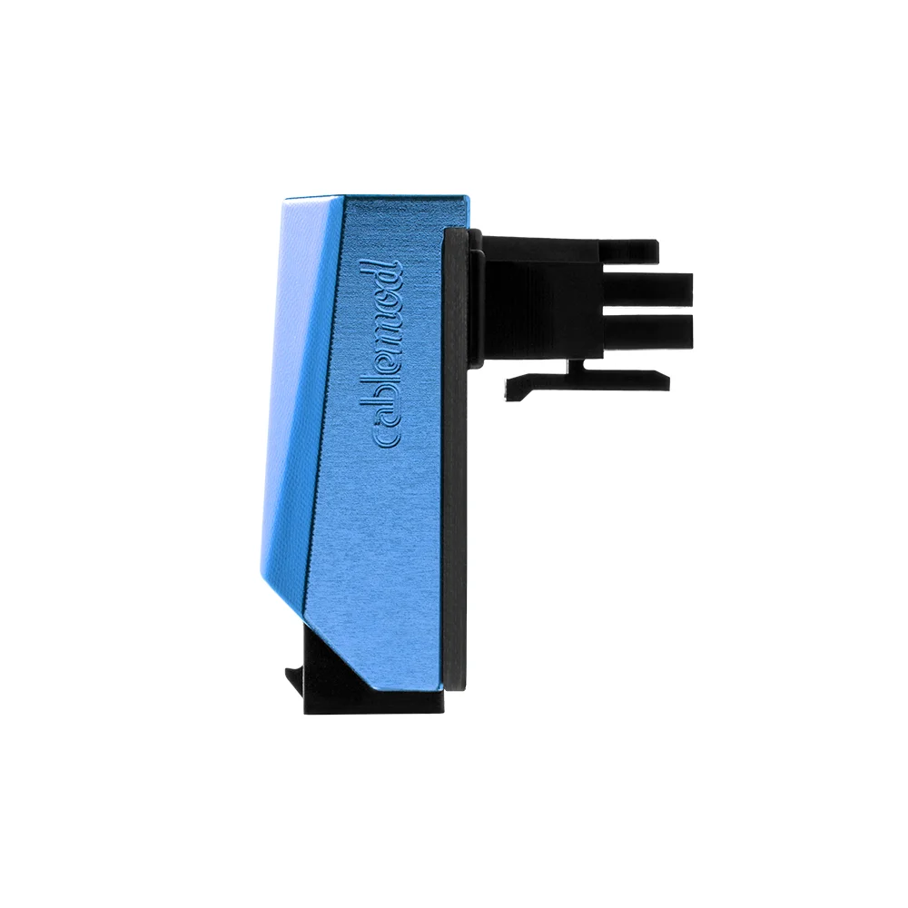 CableMod 12VHPWR 90 Degree Angled Adapter – Variant B Blue