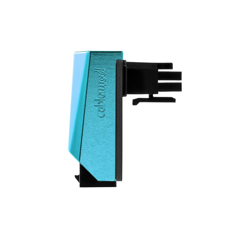 CableMod 12VHPWR 90 Degree Angled Adapter – Variant B Light Blue