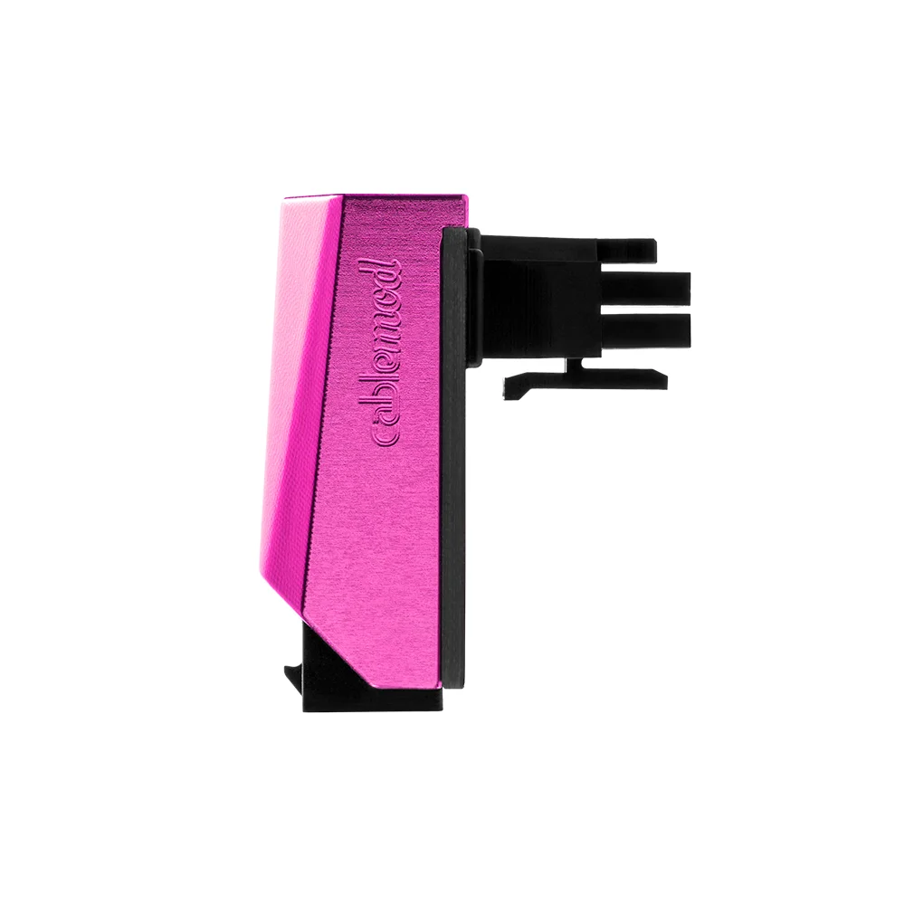 CableMod 12VHPWR 90 Degree Angled Adapter – Variant B Pink