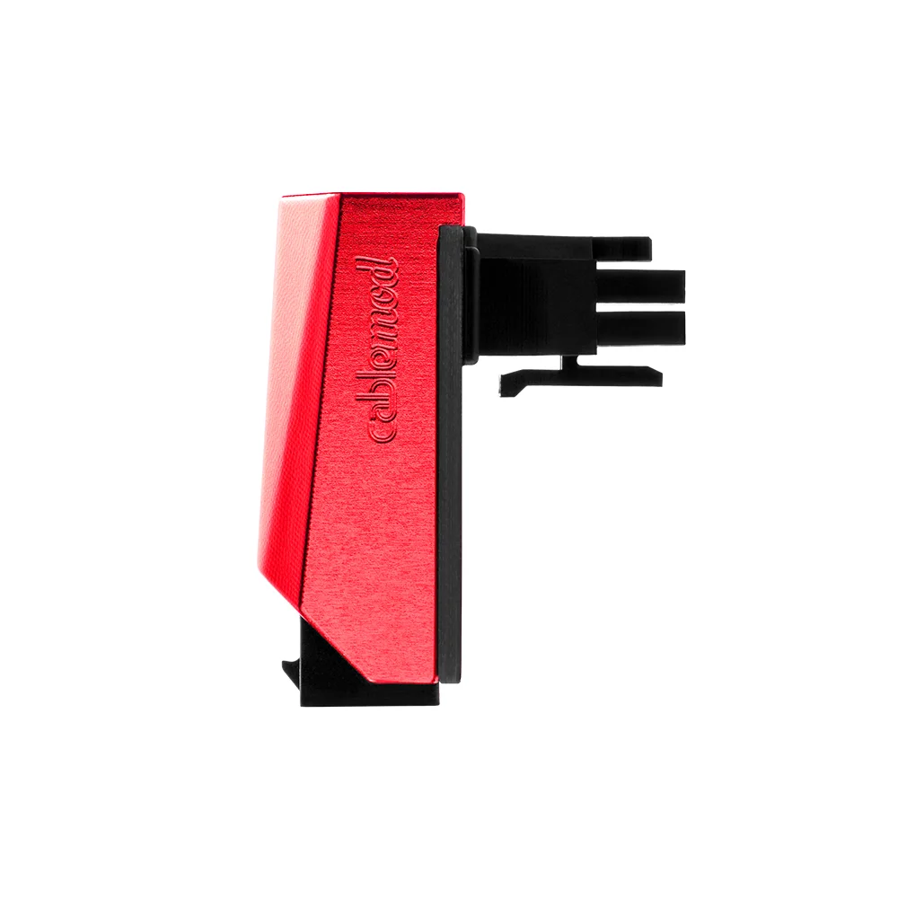 CableMod 12VHPWR 90 Degree Angled Adapter – Variant B Red