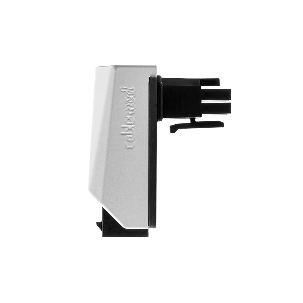 CableMod 12VHPWR 90 Degree Angled Adapter – Variant B White
