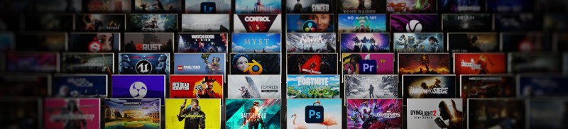 Selection of games boosted by RTX