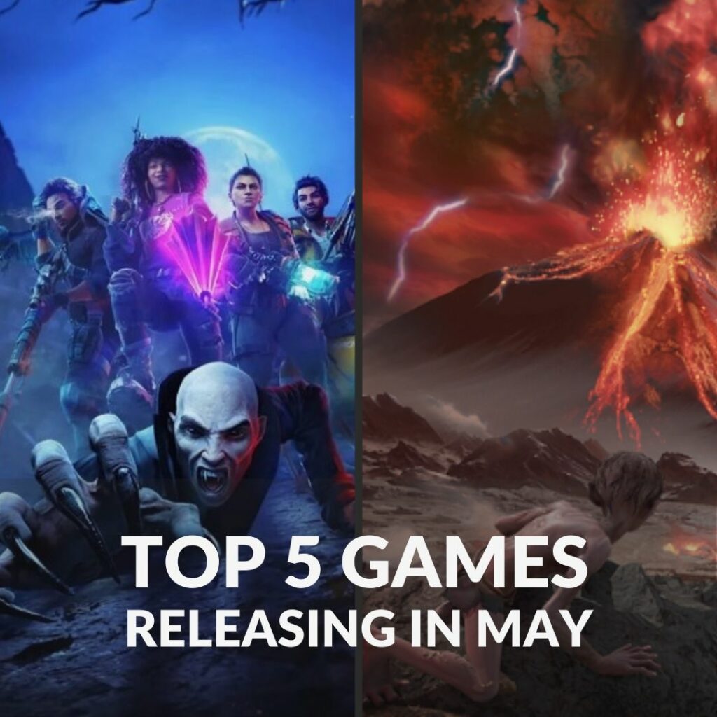 Top 5 New Game Releases Coming in May!
