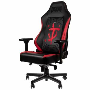 noblechairs HERO Gaming Chair - DOOM Edition - Black/Red