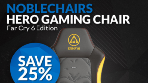 Epic Saving of Over £99 on the noblechairs HERO Far Cry 6 Edition