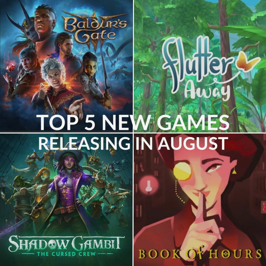 Top 5 New Game Releases Coming this August!