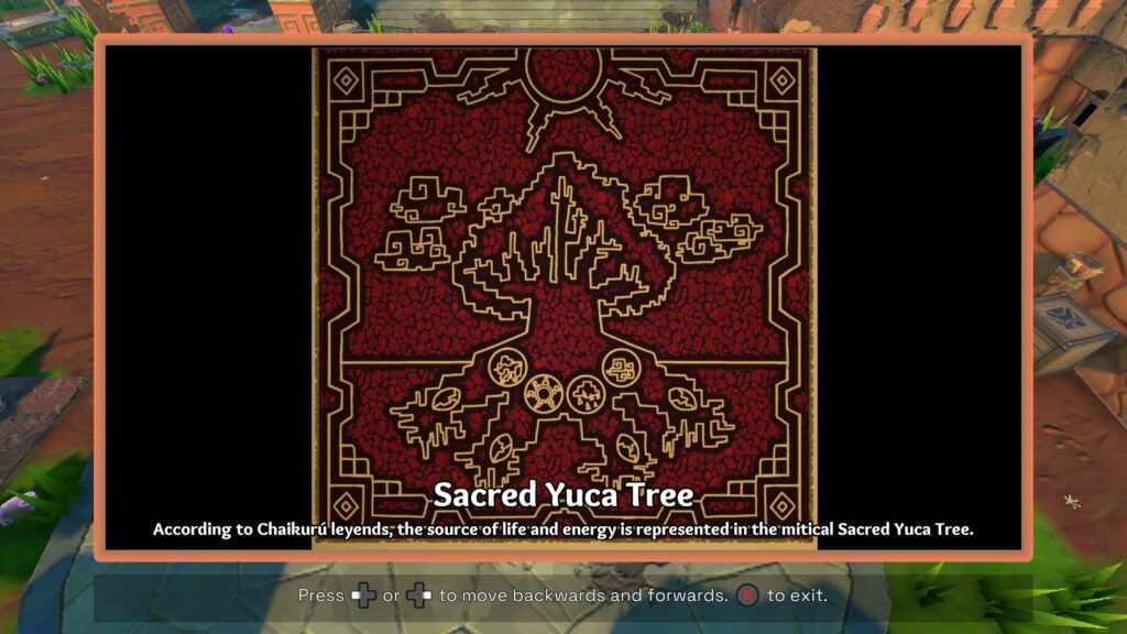 A mural of the Sacred Yuka Tree