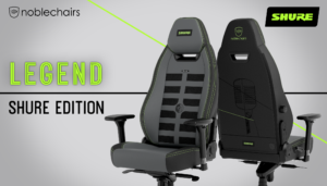 When Two Epic LEGENDs Come Together: Shure and noblechairs 